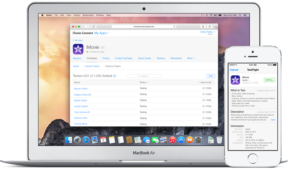Apple updates TestFlight app