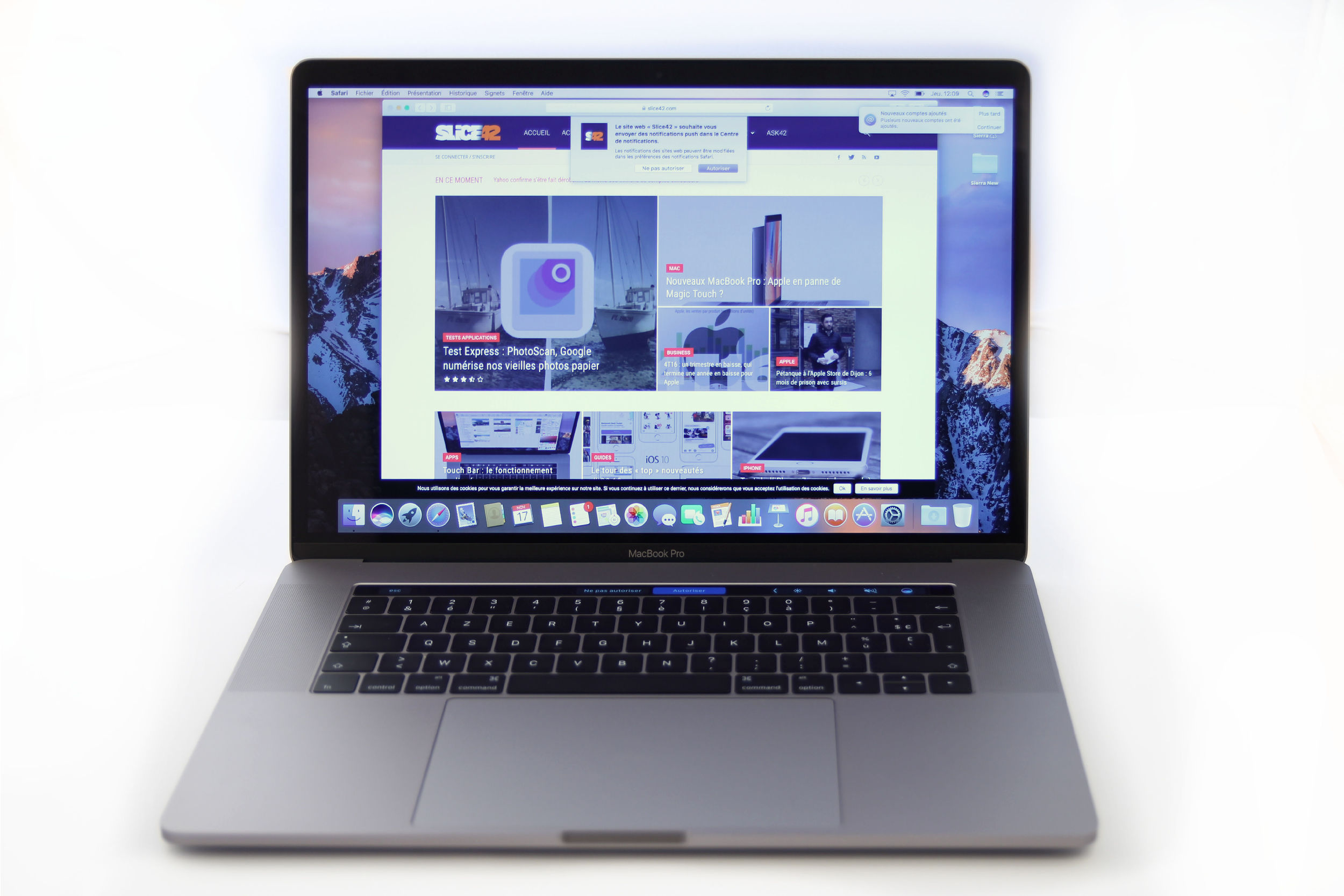 Test : MacBook Pro 2016, le goût un peu amer du futur